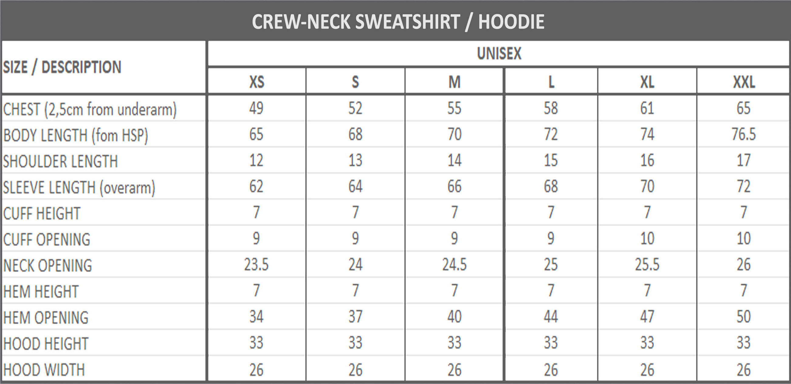 sizes-hoodie
